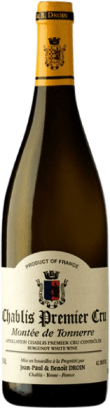 52,95 € Envio grátis | Vinho Branco Jean-Paul & Benoît Droin Montée de Tonnerre 1er Premier Cru A.O.C. Chablis Borgonha França Chardonnay 75 cl
