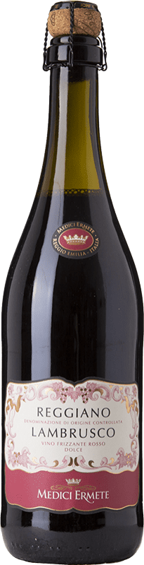 7,95 € Envoi gratuit | Vin Doux Medici Ermete Dolce D.O.C. Reggiano Émilie-Romagne Italie Lambrusco Bouteille 75 cl