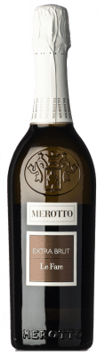 11,95 € 送料無料 | 白スパークリングワイン Merotto Le Fare エキストラブラット I.G.T. Veneto ベネト イタリア Glera ボトル 75 cl