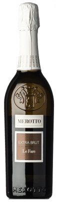 12,95 € Spedizione Gratuita | Spumante Bianco Merotto Le Fare Extra Brut I.G.T. Veneto Veneto Italia Glera 75 cl