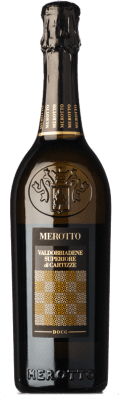 29,95 € Spedizione Gratuita | Spumante bianco Merotto Secco D.O.C.G. Prosecco di Valdobbiadene Superiore di Cartizze Veneto Italia Glera Bottiglia 75 cl