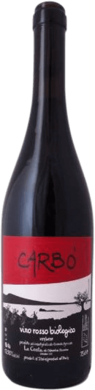 36,95 € Envio grátis | Vinho Tinto Le Coste Carbò I.G. Vino da Tavola Lácio Itália Sangiovese Eco — Biológico 75 cl