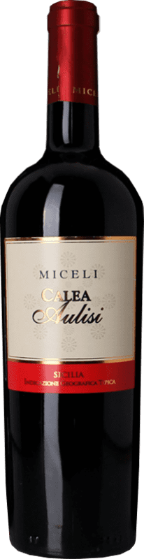 22,95 € Spedizione Gratuita | Vino rosso Miceli Calea Aulisi I.G.T. Terre Siciliane Sicilia Italia Nero d'Avola Bottiglia 75 cl