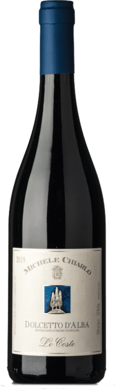 11,95 € Envio grátis | Vinho tinto Michele Chiarlo Le Coste D.O.C.G. Dolcetto d'Alba Piemonte Itália Dolcetto Garrafa 75 cl