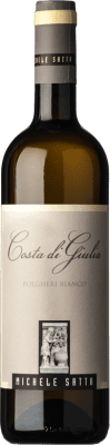 18,95 € 免费送货 | 白酒 Michele Satta Costa di Giulia Bianco D.O.C. Bolgheri 托斯卡纳 意大利 Sauvignon, Vermentino 瓶子 75 cl