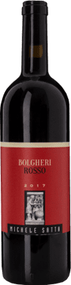 23,95 € Бесплатная доставка | Красное вино Michele Satta Rosso D.O.C. Bolgheri Тоскана Италия Merlot, Syrah, Cabernet Sauvignon, Sangiovese, Teroldego бутылка 75 cl