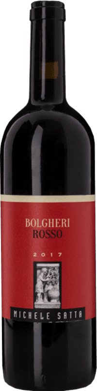 22,95 € Бесплатная доставка | Красное вино Michele Satta Rosso D.O.C. Bolgheri Тоскана Италия Merlot, Syrah, Cabernet Sauvignon, Sangiovese, Teroldego бутылка 75 cl