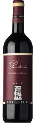39,95 € 送料無料 | 赤ワイン Michele Satta Piastraia 上級 D.O.C. Bolgheri トスカーナ イタリア Merlot — メルロー, Syrah — シラー, Cabernet Sauvignon — カベルネ・ソーヴィニヨン, Sangiovese — サンジョヴェーゼ 75 cl