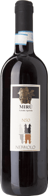 12,95 € Spedizione Gratuita | Vino rosso Mirù D.O.C. Colline Novaresi  Piemonte Italia Nebbiolo Bottiglia 75 cl