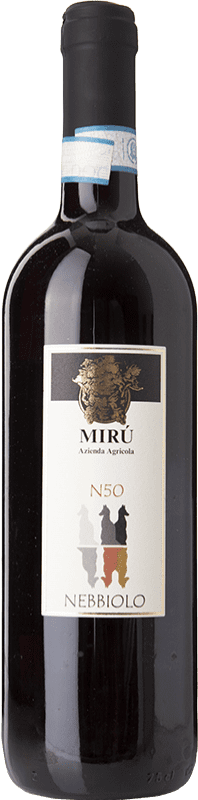 13,95 € Free Shipping | Red wine Mirù D.O.C. Colline Novaresi  Piemonte Italy Nebbiolo Bottle 75 cl