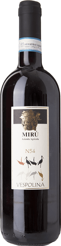 12,95 € Free Shipping | Red wine Mirù D.O.C. Colline Novaresi  Piemonte Italy Vespolina Bottle 75 cl