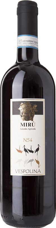 11,95 € Envío gratis | Vino tinto Mirù D.O.C. Colline Novaresi  Piemonte Italia Vespolina Botella 75 cl