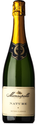 26,95 € 送料無料 | 白スパークリングワイン Monsupello Metodo Classico Pas Dosé ブルットの自然 I.G.T. Lombardia ロンバルディア イタリア Pinot Black ボトル 75 cl