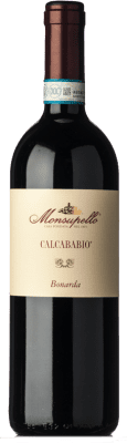 16,95 € Free Shipping | Red wine Monsupello Bonarda Ferma Calcababio D.O.C. Oltrepò Pavese Lombardia Italy Croatina Bottle 75 cl