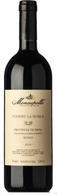 16,95 € Kostenloser Versand | Rotwein Monsupello Rosso Podere La Borla I.G.T. Provincia di Pavia Lombardei Italien Spätburgunder, Barbera, Croatina Flasche 75 cl