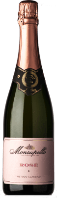 28,95 € Envoi gratuit | Vin Mousseux Rosé Monsupello Brut Classique, Rosé I.G.T. Lombardia Lombardia Italie Pinot Noir 75 cl