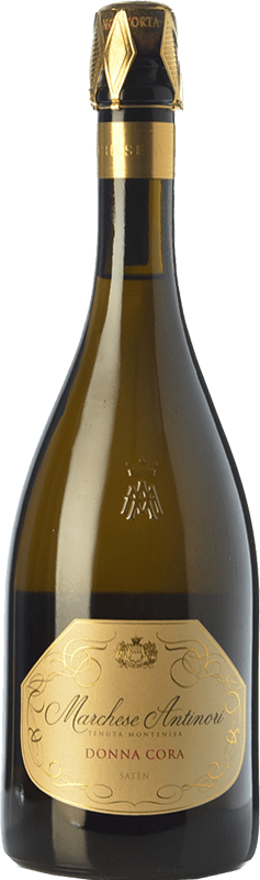 36,95 € 送料無料 | 白スパークリングワイン Montenisa Marchese Antinori Donna Cora Satèn Brut D.O.C.G. Franciacorta ロンバルディア イタリア Chardonnay ボトル 75 cl