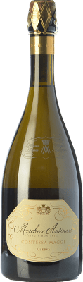 88,95 € 免费送货 | 白起泡酒 Montenisa Marchese Antinori Contessa Maggi 香槟 D.O.C.G. Franciacorta 伦巴第 意大利 Pinot Black, Chardonnay 瓶子 75 cl
