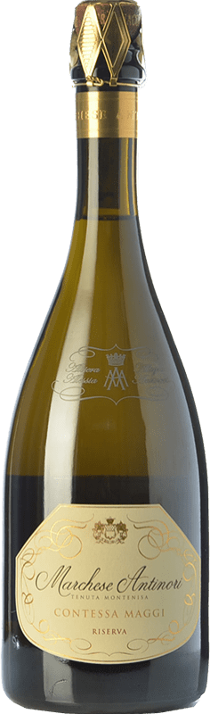 67,95 € Envoi gratuit | Vin Mousseux Blanc Montenisa Marchese Antinori Contessa Maggi Brut D.O.C.G. Franciacorta Lombardia Italie Pinot Noir, Chardonnay Bouteille 75 cl