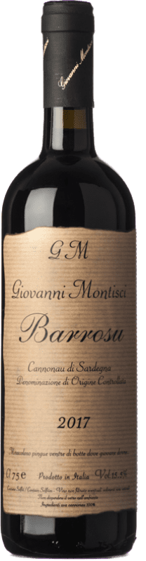 53,95 € Бесплатная доставка | Красное вино Montisci Barrosu D.O.C. Cannonau di Sardegna Sardegna Италия Cannonau бутылка 75 cl