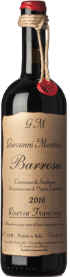 95,95 € Free Shipping | Red Wine Montisci Barrosu Franziska Reserve — Aged D.O.C. Cannonau di Sardegna Sardegna Italy Cannonau Bottle 75 cl