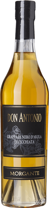 39,95 € Kostenloser Versand | Grappa Morgante Don Antonio I.G.T. Grappa Siciliana Sizilien Italien Medium Flasche 50 cl