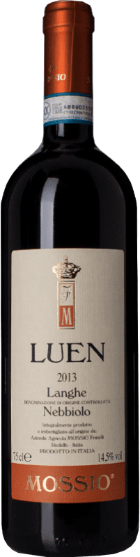 29,95 € Kostenloser Versand | Rotwein Mossio Luen D.O.C. Langhe Piemont Italien Nebbiolo 75 cl