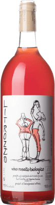 17,95 € Kostenloser Versand | Rosé-Wein Le Coste Litrozzo Rosato I.G. Vino da Tavola Latium Italien Merlot, Sangiovese, Aleático, Procanico Flasche 1 L