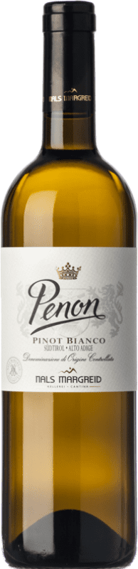 14,95 € Kostenloser Versand | Weißwein Nals Margreid Penon D.O.C. Alto Adige Trentino-Südtirol Italien Weißburgunder Flasche 75 cl