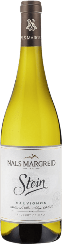 13,95 € Envío gratis | Vino blanco Nals Margreid Stein D.O.C. Alto Adige Trentino-Alto Adige Italia Sauvignon Botella 75 cl