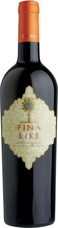 19,95 € 免费送货 | 白酒 Cantine Fina Kikè I.G.T. Terre Siciliane 西西里岛 意大利 Sauvignon White, Gewürztraminer 瓶子 75 cl