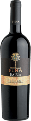 21,95 € Envio grátis | Vinho tinto Cantine Fina Bausa I.G.T. Terre Siciliane Sicília Itália Nero d'Avola Garrafa 75 cl