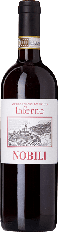 28,95 € Envoi gratuit | Vin Rouge Nobili Inferno D.O.C. Valtellina Lombardia Italie Nebbiolo Bouteille 75 cl