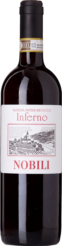 27,95 € Envio grátis | Vinho tinto Nobili Inferno D.O.C.G. Valtellina Superiore Lombardia Itália Nebbiolo Garrafa 75 cl