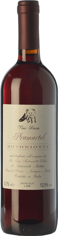 23,95 € Envoi gratuit | Vin rouge Odilio Antoniotti Pramartel D.O.C. Piedmont Piémont Italie Nebbiolo, Croatina, Vespolina Bouteille 75 cl
