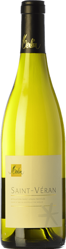 21,95 € 免费送货 | 白酒 Olivier Merlin 岁 A.O.C. Saint-Véran 勃艮第 法国 Chardonnay 瓶子 75 cl