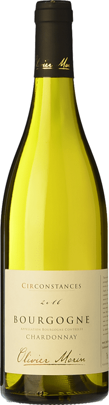 14,95 € Бесплатная доставка | Белое вино Olivier Morin Circonstances A.O.C. Bourgogne Бургундия Франция Chardonnay бутылка 75 cl