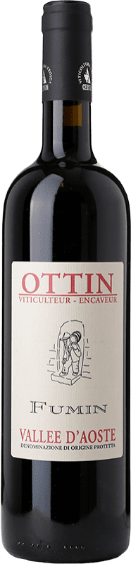 27,95 € Envío gratis | Vino tinto Ottin D.O.C. Valle d'Aosta Valle d'Aosta Italia Fumin Botella 75 cl