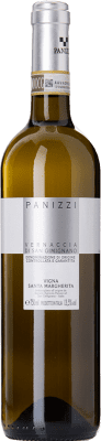 28,95 € 免费送货 | 白酒 Panizzi Vigna Santa Margherita D.O.C.G. Vernaccia di San Gimignano 托斯卡纳 意大利 Vernaccia 瓶子 75 cl