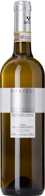 28,95 € Envío gratis | Vino blanco Panizzi Vigna Santa Margherita D.O.C.G. Vernaccia di San Gimignano Toscana Italia Vernaccia Botella 75 cl