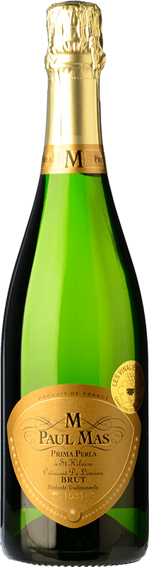 15,95 € Envio grátis | Espumante Branco Paul Mas Brut — Bruto A.O.C. Crémant de Limoux Languedoc França Pinot Noir, Chardonnay, Chenin, Mauzac 75 cl