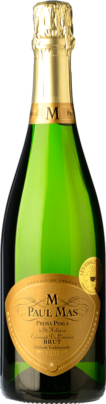 15,95 € 送料無料 | 白スパークリングワイン Paul Mas Brut A.O.C. Crémant de Limoux ラングドック フランス Pinot Black, Chardonnay, Chenin White, Mauzac ボトル 75 cl