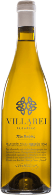 19,95 € Envio grátis | Vinho branco Pazo de Villarei Villarei Crianza D.O. Rías Baixas Galiza Espanha Albariño Garrafa 75 cl