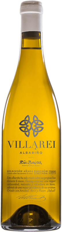 11,95 € 免费送货 | 白酒 Pazo de Villarei Villarei 岁 D.O. Rías Baixas 加利西亚 西班牙 Albariño 瓶子 75 cl