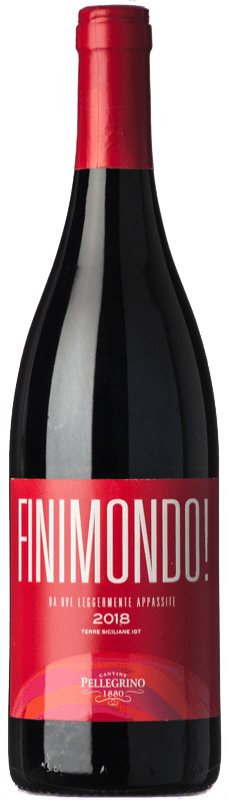 10,95 € Free Shipping | Red wine Cantine Pellegrino Finimondo! I.G.T. Terre Siciliane Sicily Italy Bacca Red Bottle 75 cl