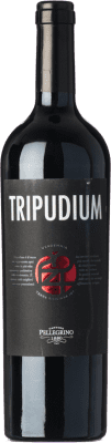 19,95 € Free Shipping | Red wine Cantine Pellegrino Tripudium I.G.T. Terre Siciliane Sicily Italy Nero d'Avola Bottle 75 cl