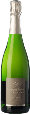 43,95 € Бесплатная доставка | Белое игристое вино Penet-Chardonnet Alexandre Penet Extra Brut — Экстра Брют A.O.C. Champagne шампанское Франция Pinot Noir — Пино Нуар, Chardonnay — Шардоне, Pinot Meunier — Пино Менье 75 cl