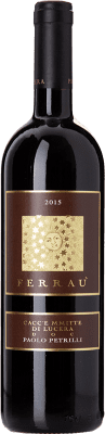 29,95 € Envío gratis | Vino Tinto Paolo Petrilli Ferraù D.O.C. Cacc'e Mmitte di Lucera Puglia Italia Sangiovese, Nero di Troia, Bombino Eco — Ecológico Botella 75 cl