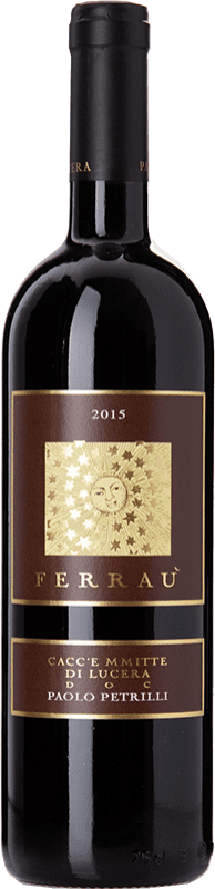 29,95 € Envoi gratuit | Vin rouge Paolo Petrilli Ferraù D.O.C. Cacc'e Mmitte di Lucera Pouilles Italie Sangiovese, Nero di Troia, Bombino Biologique Bouteille 75 cl
