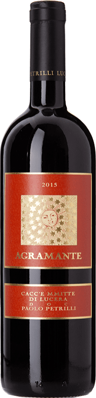 22,95 € Envoi gratuit | Vin rouge Paolo Petrilli Agramante D.O.C. Cacc'e Mmitte di Lucera Pouilles Italie Sangiovese, Nero di Troia, Bombino Biologique Bouteille 75 cl